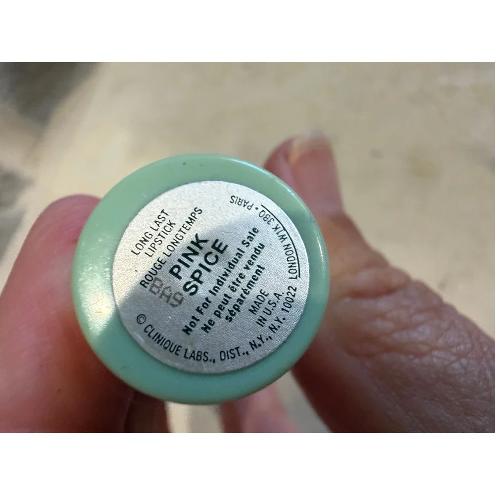 Clinique Long Last Lipstick Pink Spice Soft Shine Satin Cream